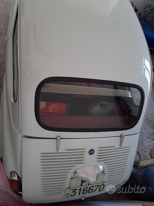 Usata Fiat 600 1960 Bianco Utilitaria