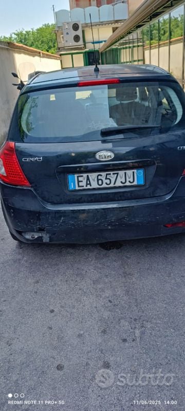 Usata Kia Ceed 136 CV (100 kW) 2010 Nero Utilitaria