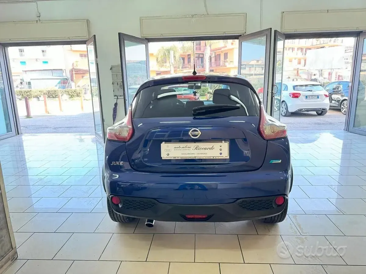 Usata Nissan Juke Tekna 110 CV (80 kW) 2015 Blu SUV