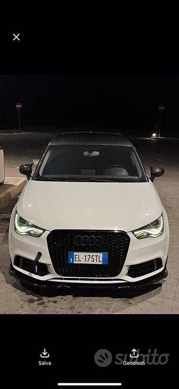 Usata Audi A1 145 CV (106 kW) 2012 Bianco Utilitaria