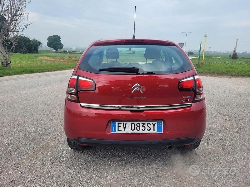 Usata Citroën C3 Exclusive 82 CV (60 kW) 2014 Rosso Berlina