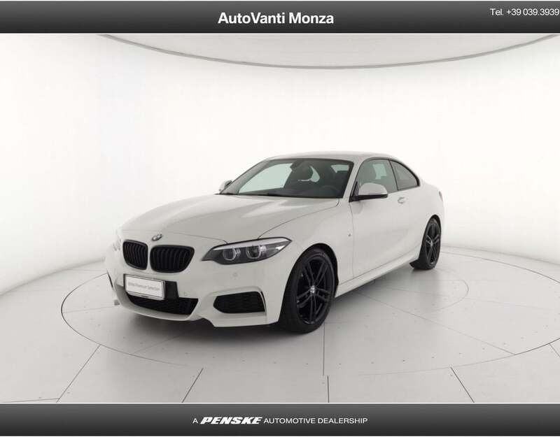 Usata BMW 218 Shadowline 136 CV (100 kW) 2021 Bianco Coupé