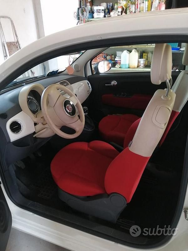 Usata Fiat 500 69 CV (50 kW) 2008 Bianco Utilitaria