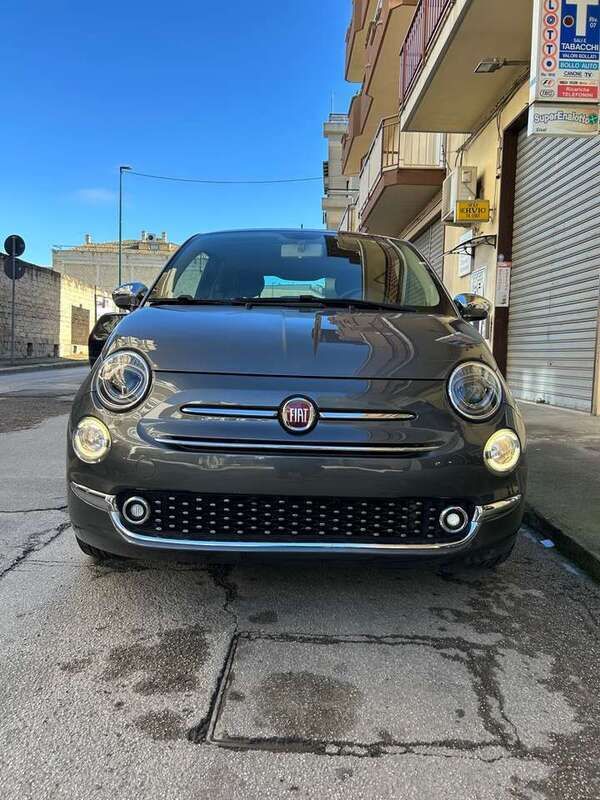 Usata Fiat 500 Lounge 69 CV (50 kW) 2017 Grigio Utilitaria