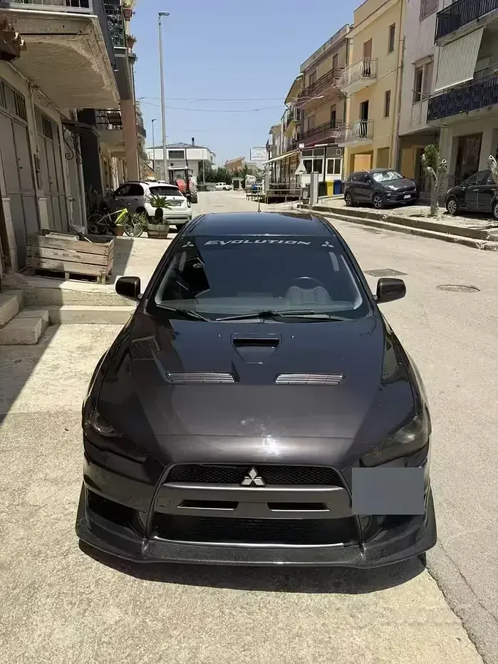 Usata Mitsubishi Lancer Evolution 295 CV (216 kW) 2012 Nero Berlina
