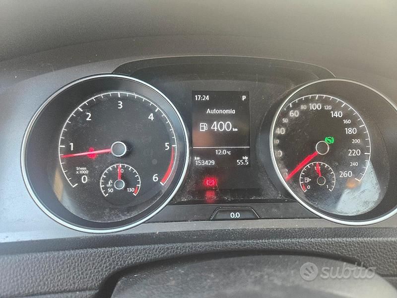 Usata VW Golf VII 110 CV (80 kW) 2015 Nero Station wagon