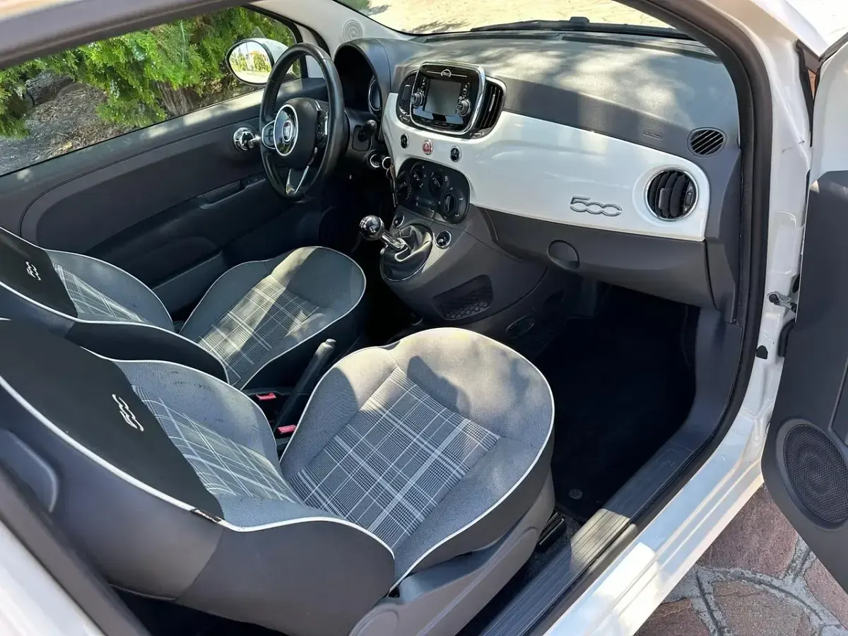 Usata Fiat 500 Lounge 80 CV (58 kW) 2018 Bianco Utilitaria