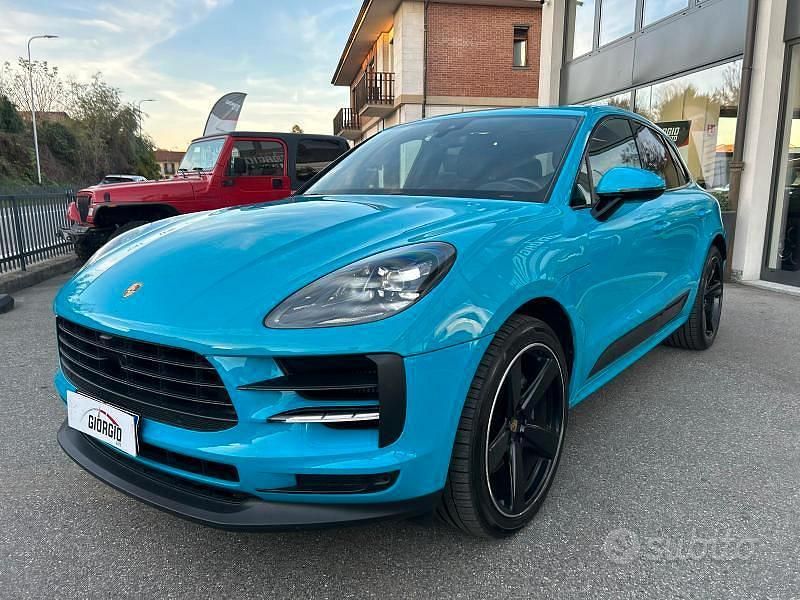 Usata Porsche Macan 354 CV (260 kW) 2019 Blu/azzurro SUV