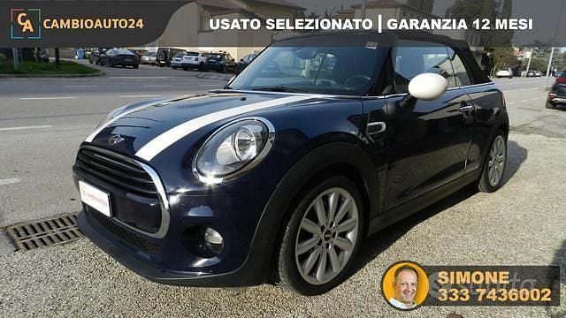 Usata Mini Cooper D Cabriolet 116 CV (85 kW) 2017 Blu Cabrio