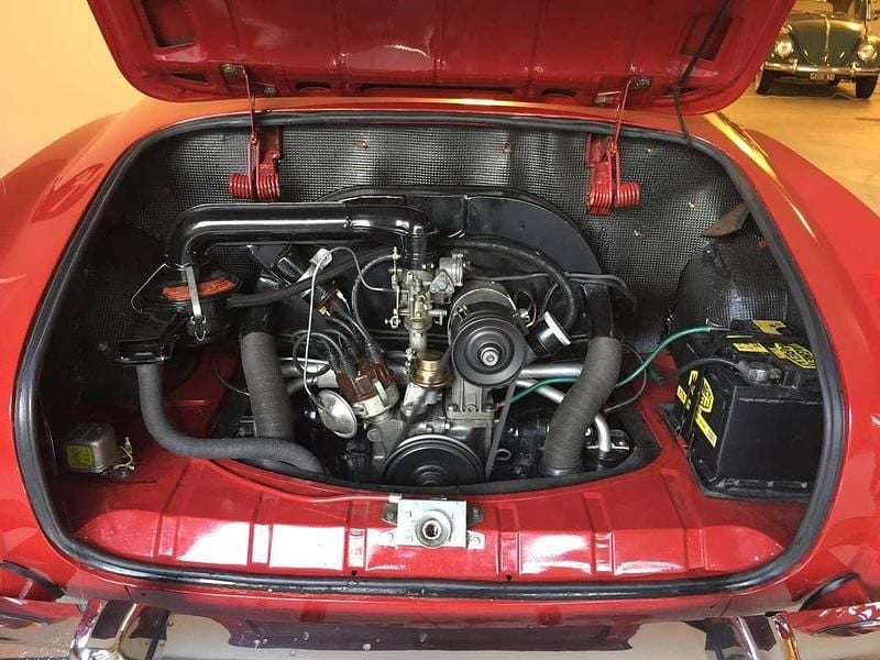 Usata VW Karmann Ghia Karmann 34 CV (25 kW) 1963 Rosso Coupé