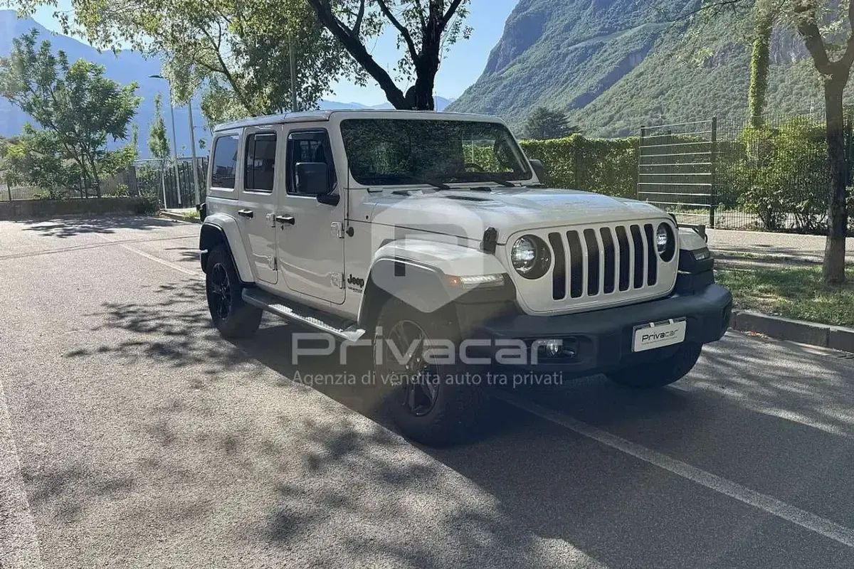 Usata Jeep Wrangler Unlimited Night Eagle 200 CV (147 kW) 2020 Bianco SUV