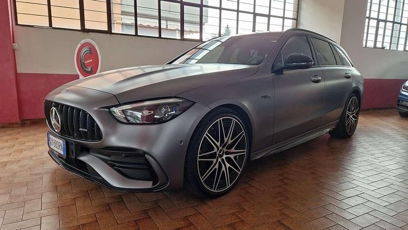 Usata Mercedes C43 AMG Premium 408 CV (300 kW) 2023 Grigio selenite magno manufakt Station wagon