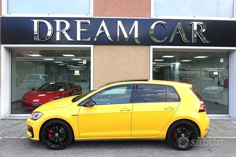 Usata VW Golf VII GTI 245 CV (180 kW) 2018 Giallo Berlina