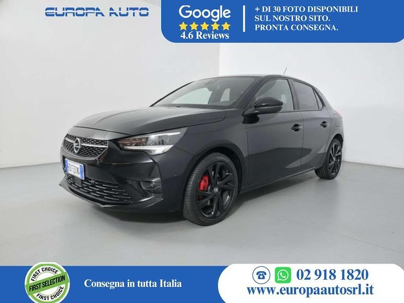 Nero Usata 2020 Opel Corsa Edition Tre volumi | 10.450 € (Buon prezzo) - Immagine 1/4
