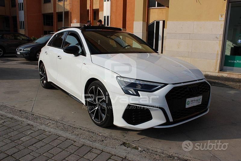 Usata Audi A3 Sportback Design 150 CV (110 kW) 2020 Bianco Utilitaria