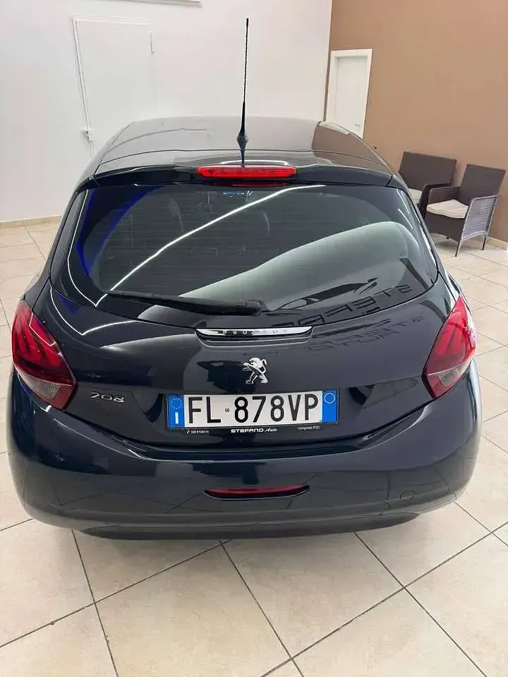 Usata Peugeot 208 Allure 75 CV (55 kW) 2017 Blu/azzurro Utilitaria