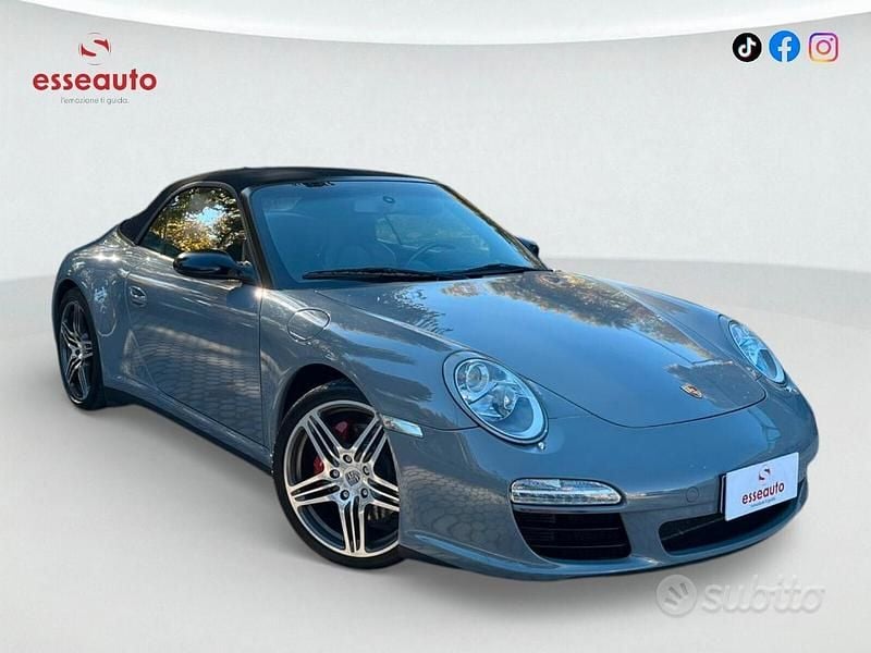 Usata Porsche 911 Carrera 4S Cabriolet 355 CV (261 kW) 2007 Grigio Cabrio