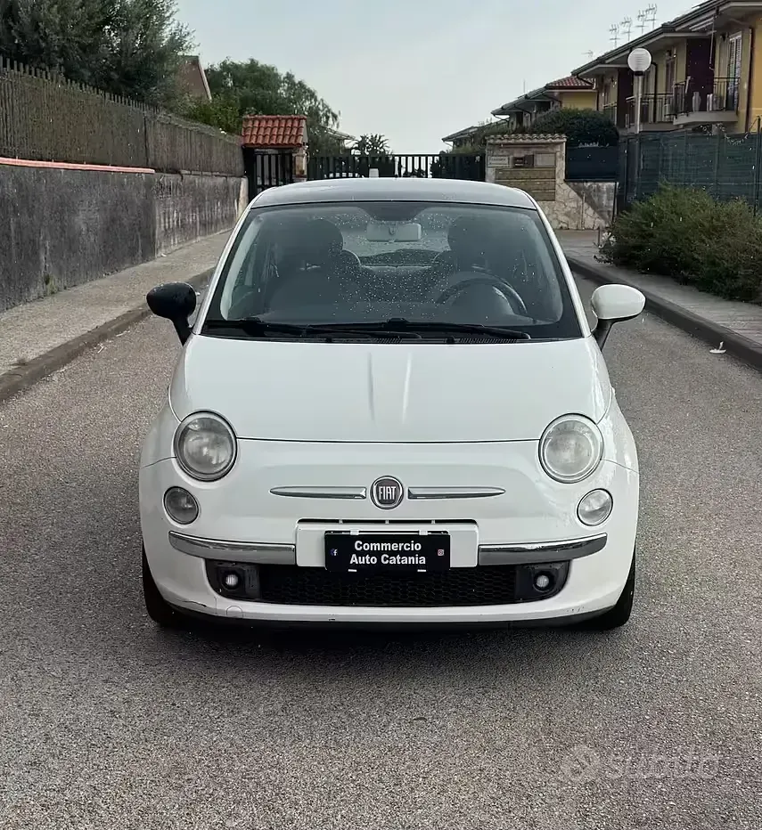 Usata Fiat 500 69 CV (50 kW) 2010 Bianco Utilitaria