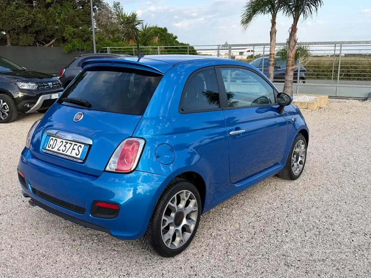 Usata Fiat 500 S 69 CV (50 kW) 2015 Blu Utilitaria