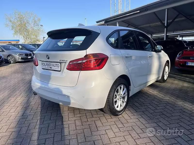 Usata BMW 216 Active Tourer 116 CV (85 kW) 2016 Bianco Monovolume