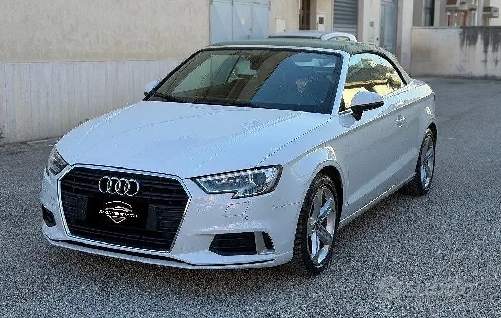Usata Audi A3 Cabriolet 110 CV (80 kW) 2017 Bianco Cabrio