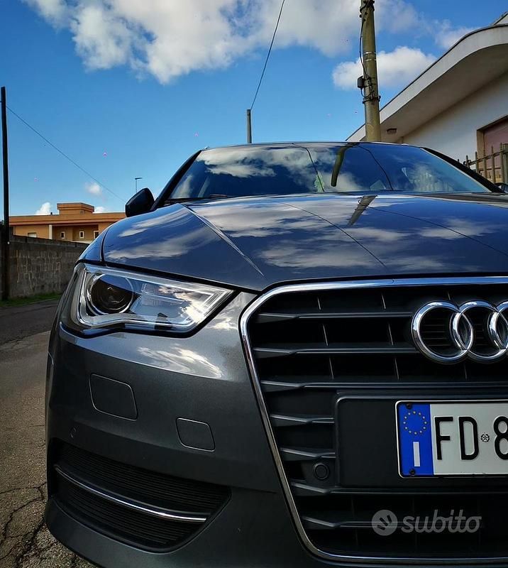 Usata Audi A3 S-Line 102 CV (75 kW) 2016 Grigio Berlina