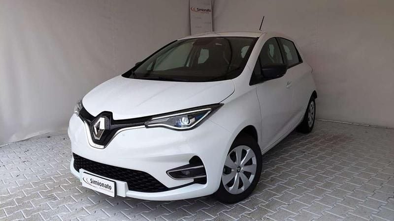 Usata Renault Zoe Life 80 kW (109 CV) 2021 Bianco Utilitaria