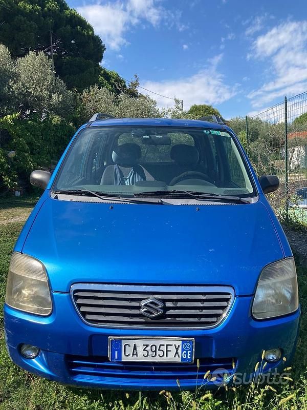 Usata Suzuki Wagon R+ 65 CV (47 kW) 2002 Blu Monovolume