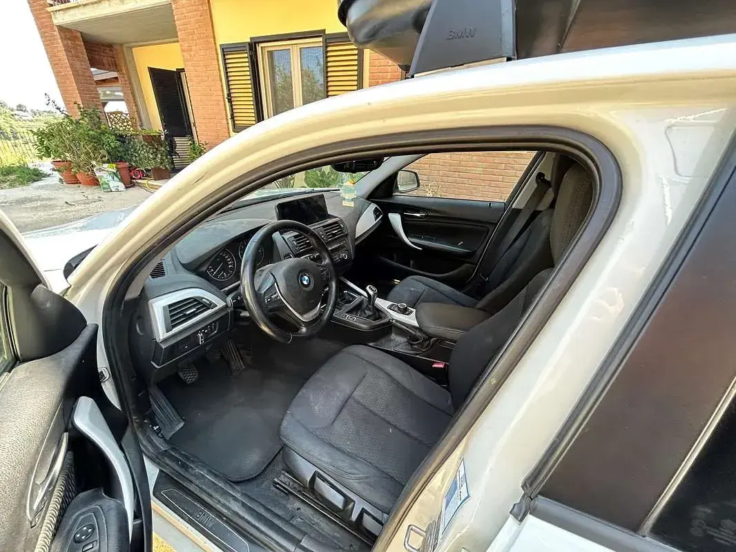 Usata BMW 114 Efficient Dynamics 102 CV (75 kW) 2012 Bianco Utilitaria
