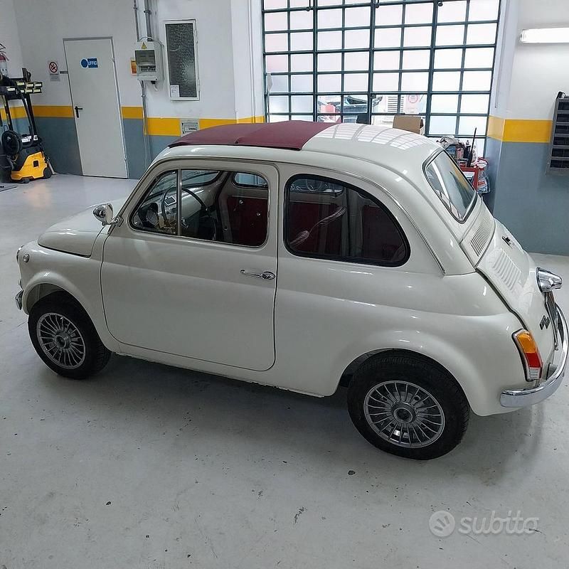 Usata Fiat 500 1970 Bianco Berlina