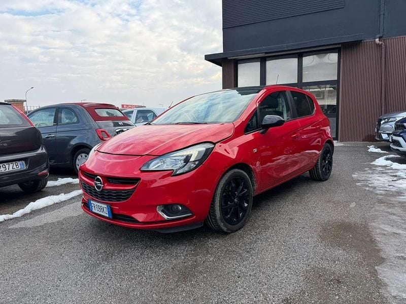 Rosso Usata 2018 Opel Corsa Tre volumi | 8390 € (Ottimo prezzo) - Immagine 1/4