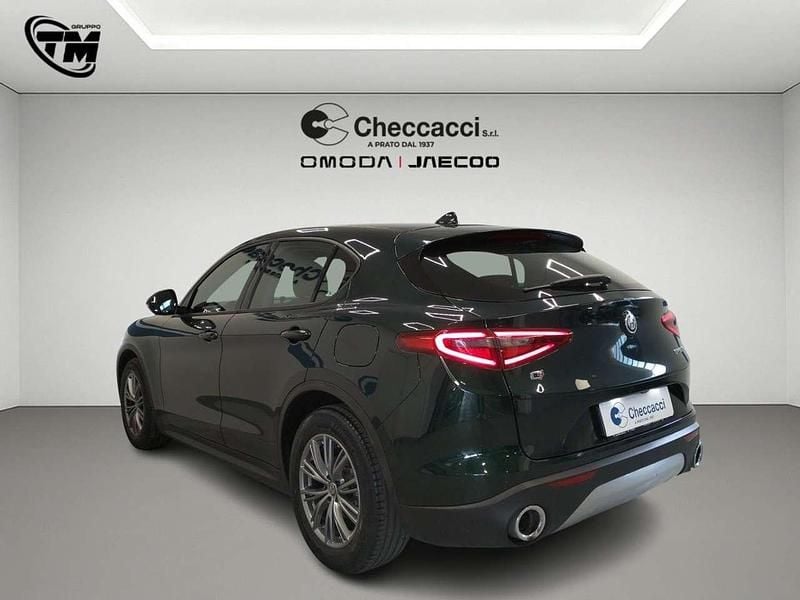 Usata Alfa Romeo Stelvio Executive 190 CV (139 kW) 2021 Verde SUV