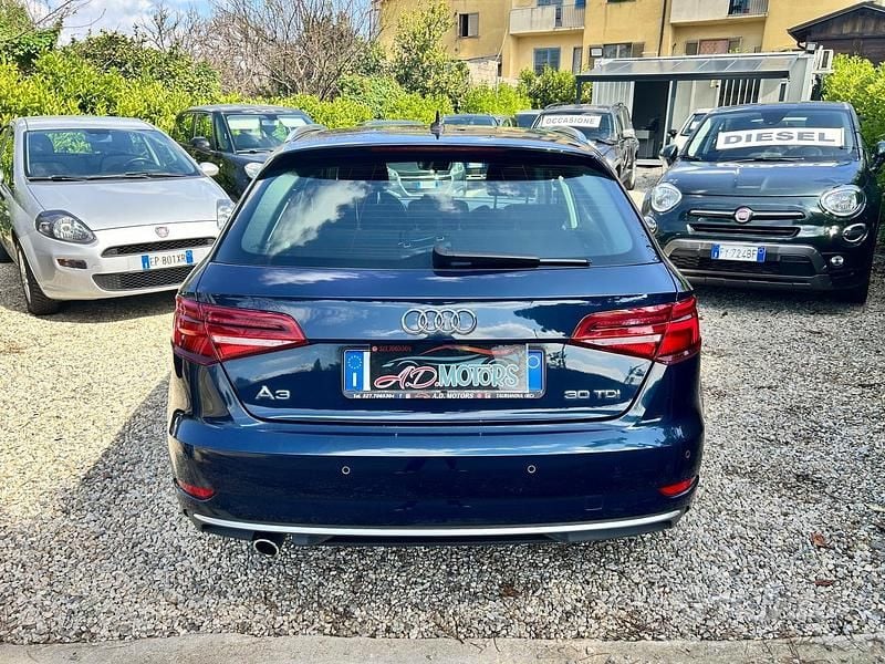 Usata Audi A3 Admired 115 CV (84 kW) 2018 Blu Berlina