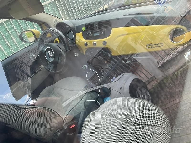 Usata Fiat 500 2009 Giallo Cabrio