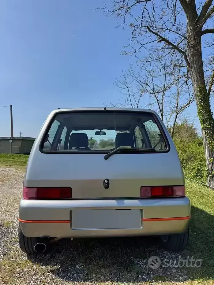 Usata Fiat Cinquecento 54 CV (39 kW) 1997 Grigio Utilitaria
