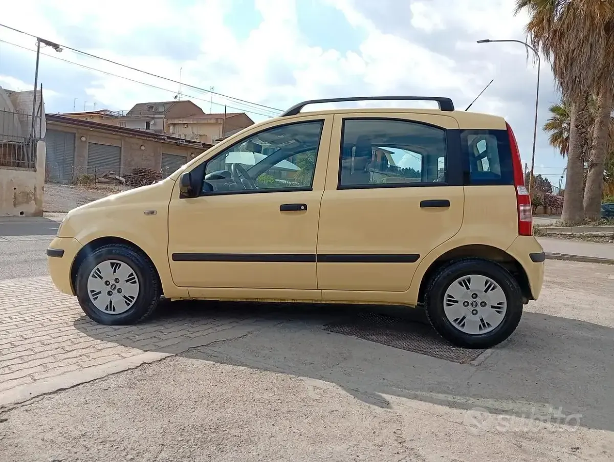 Usata Fiat Panda Dynamic 60 CV (44 kW) 2007 Giallo Utilitaria