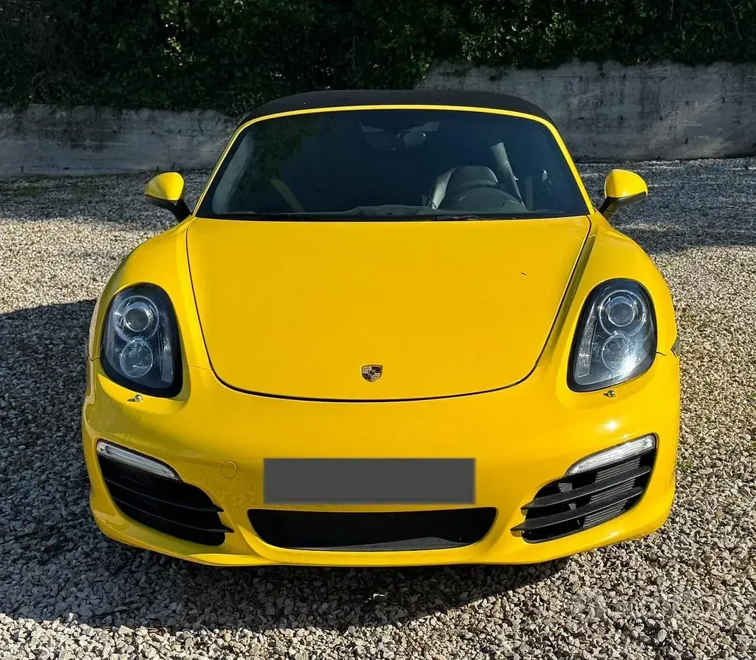 Usata Porsche Boxster 265 CV (194 kW) 2015 Giallo Cabrio