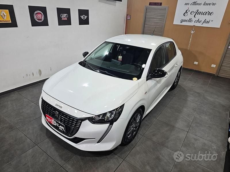 Usata Peugeot 208 101 CV (74 kW) 2020 Bianco Utilitaria