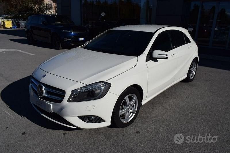 Usata Mercedes A180 Executive 109 CV (80 kW) 2015 Bianco Berlina