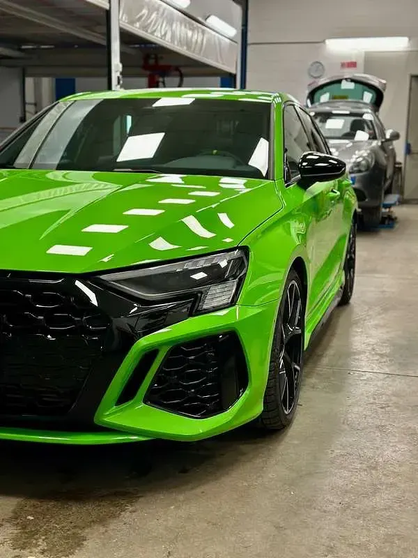 Usata Audi RS3 400 CV (294 kW) 2023 Verde Berlina