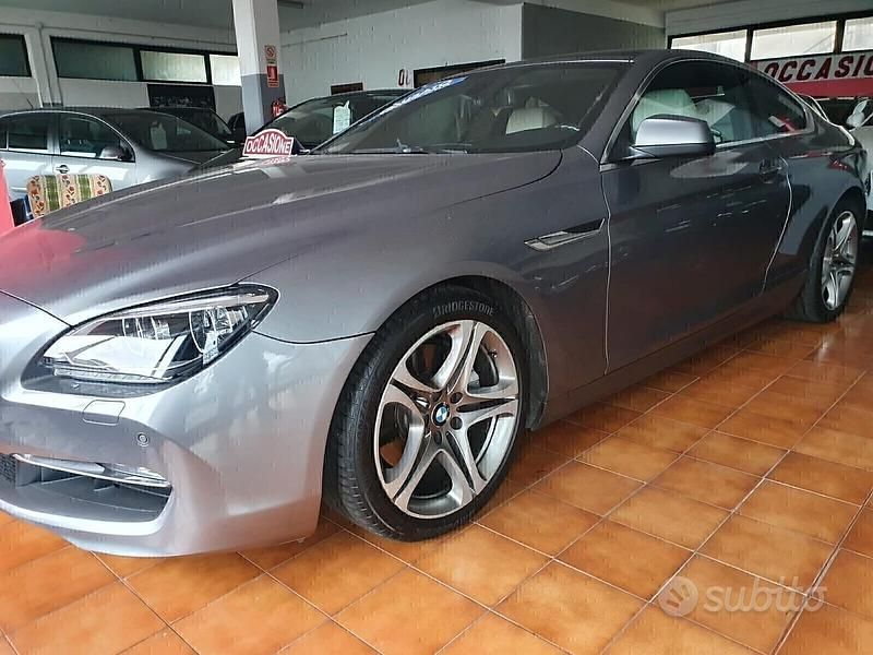 Usata BMW 640 Efficient Dynamics 313 CV (230 kW) 2012 Grigio Coupé