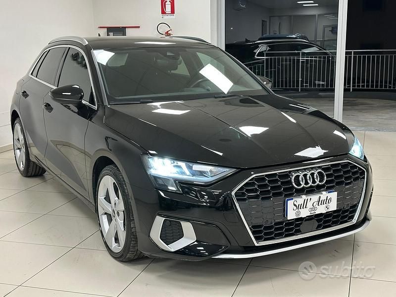 Usata Audi A3 Advanced Plus 116 CV (85 kW) 2021 Nero Berlina