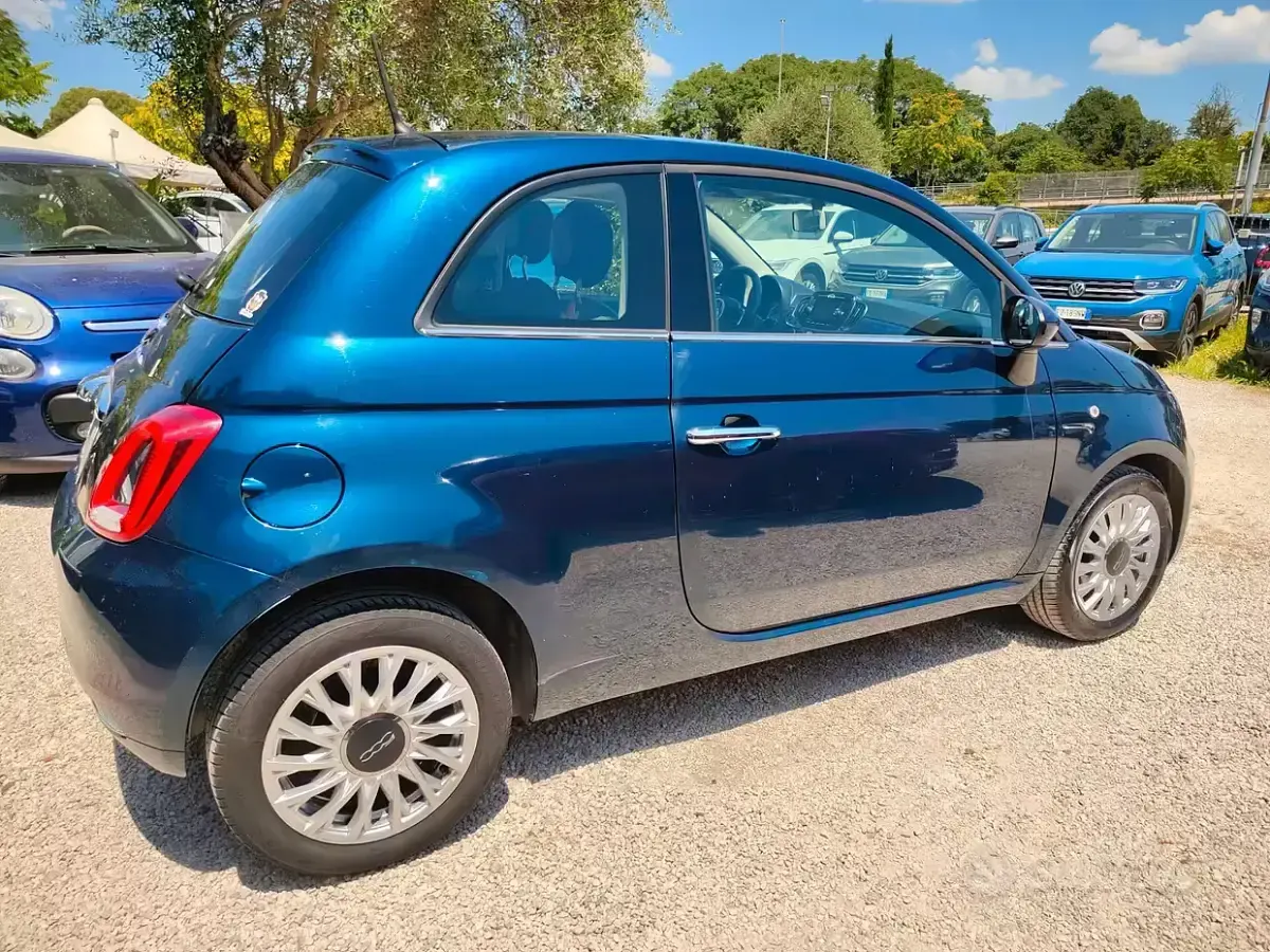 Usata Fiat 500 Lounge 69 CV (50 kW) 2017 Blu Berlina