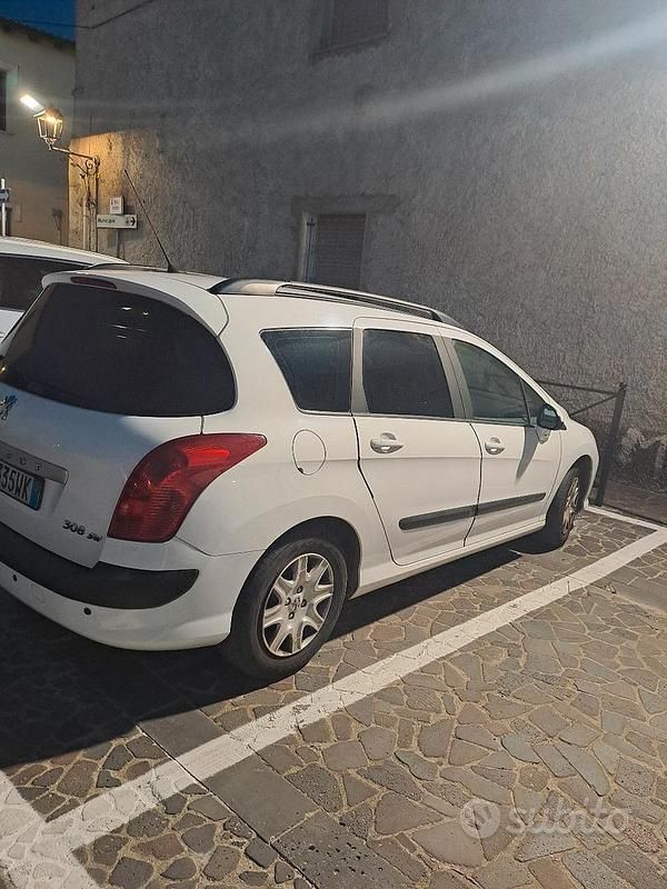 Usata Peugeot 308 110 CV (80 kW) 2010 Bianco Berlina