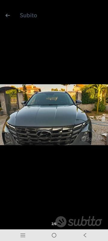 Usata Hyundai Tucson 150 CV (110 kW) 2021 Verde SUV
