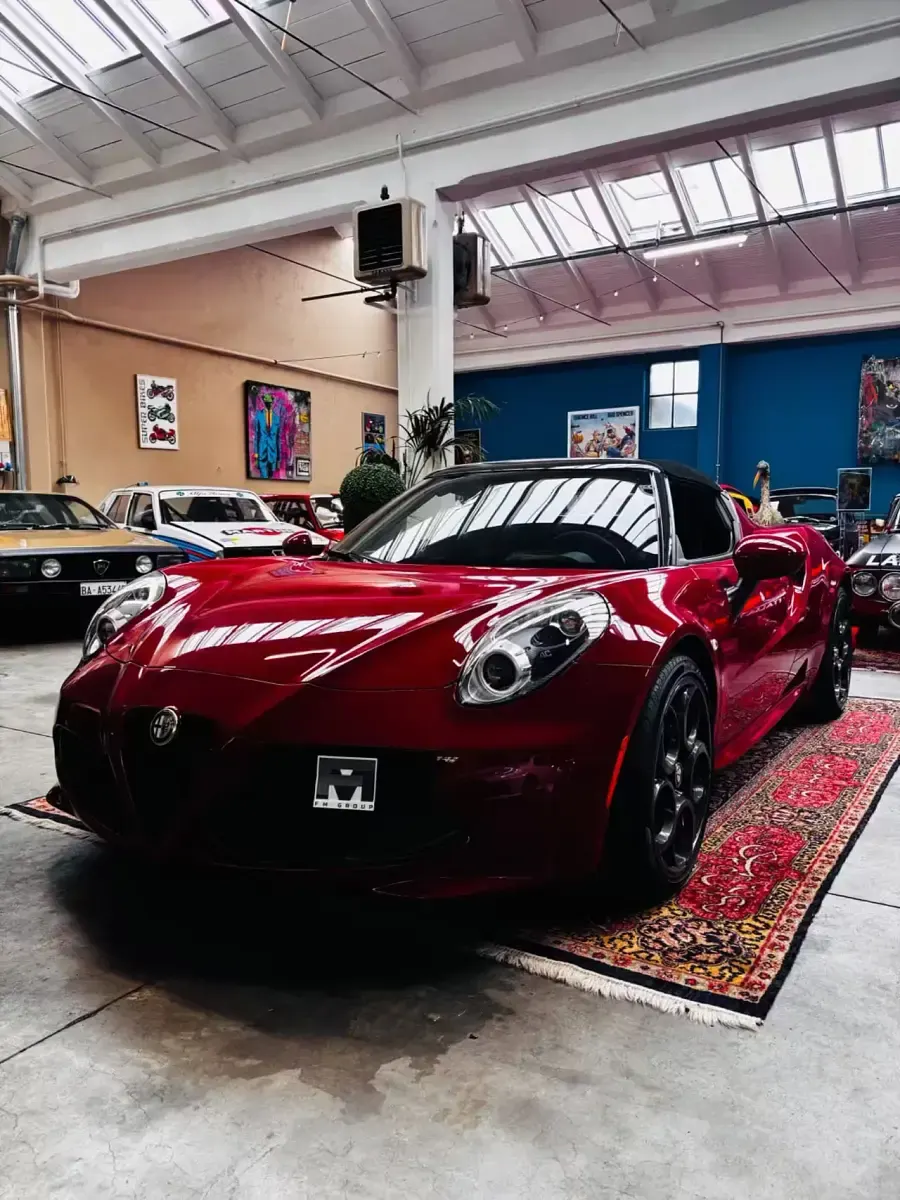 Usata Alfa Romeo 4C 240 CV (176 kW) 2016 Rosso Cabrio