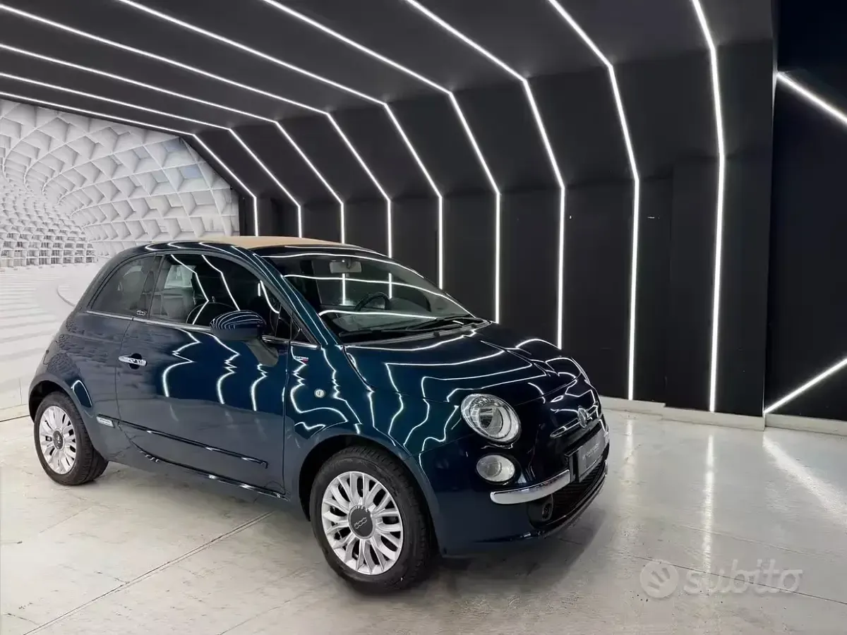 Usata Fiat 500 Sport 69 CV (50 kW) 2014 Bluazzurro Cabrio