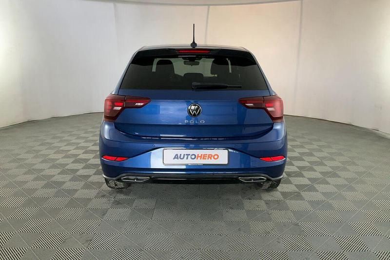 Usata VW Polo R-line 95 CV (69 kW) 2022 Blu Utilitaria