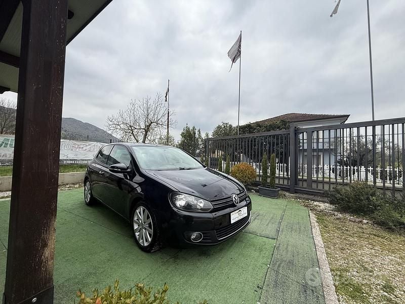 Usata VW Golf VI Highline 160 CV (117 kW) 2010 Nero Utilitaria