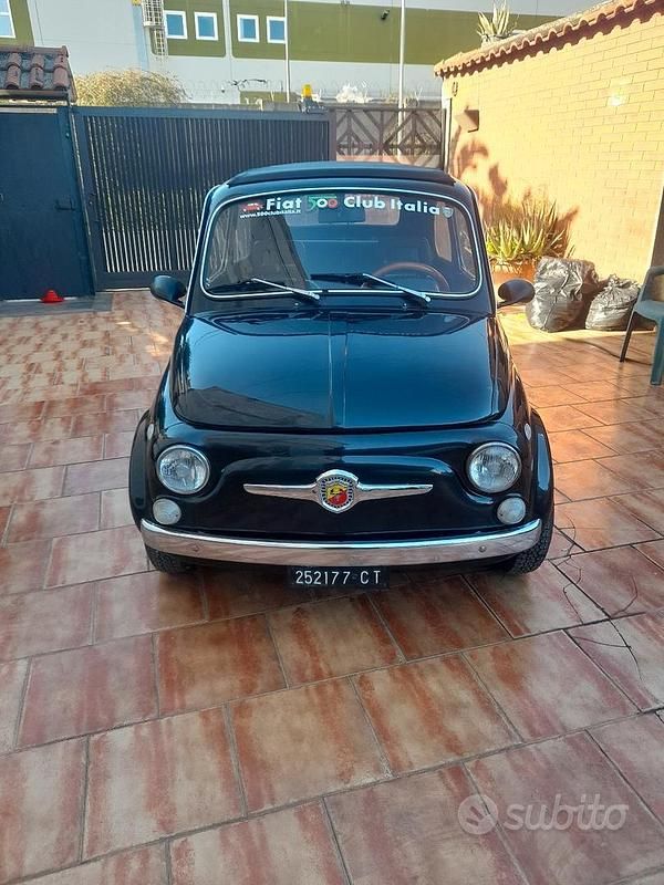 Usata Fiat 500 1970 Nero Utilitaria